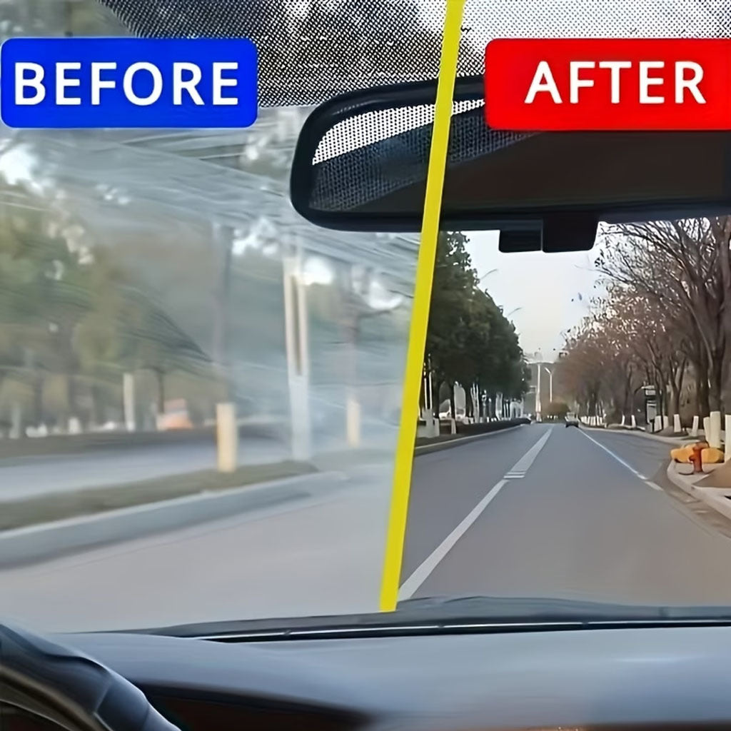 Windshield Anti-Rain & Anti-Fog Solution – Crystal-Clear Visibility in Any Weather