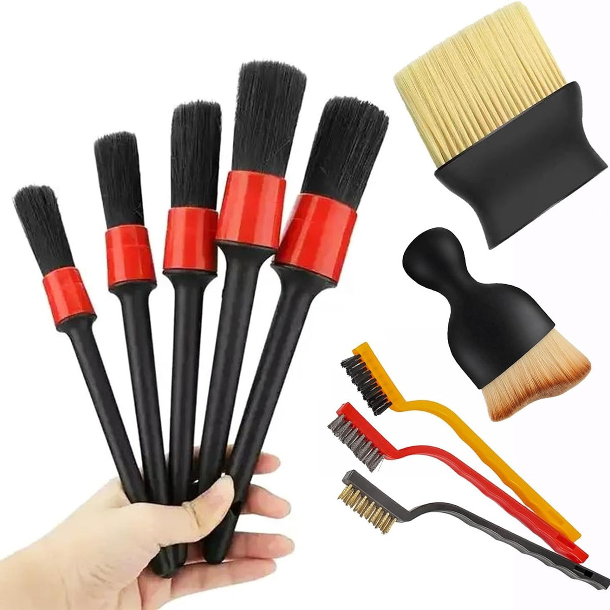 Complete Car Wash Kit – 9 to 15-Piece Detailing Tool Set