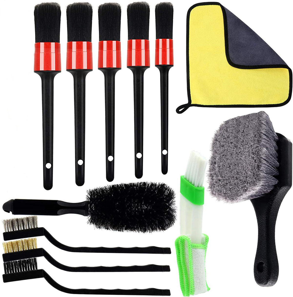 Complete Car Wash Kit – 9 to 15-Piece Detailing Tool Set