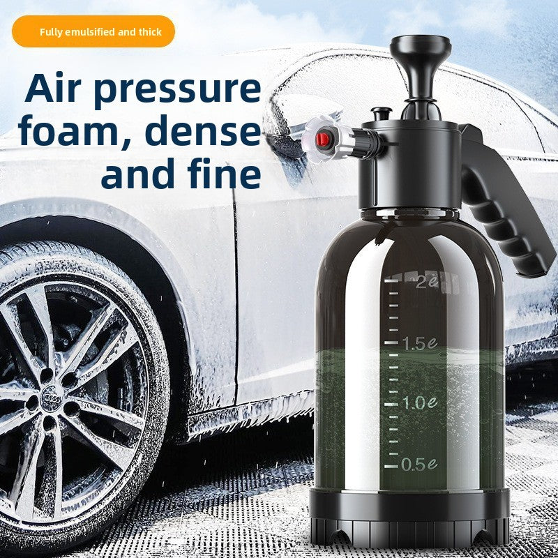 Manual High Pressure Spray Bottle 2L Garden Car Wash Foam Sprayer